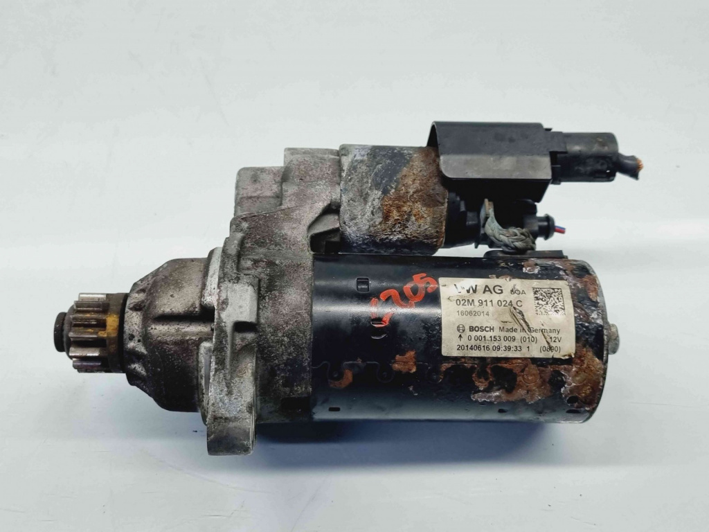 Electromotor 13 dinti Volkswagen Passat B7 (362) [Fabr 2010-2014] 02M911024C 0001153009 2.0 TDI CFFB 103KW / 140CP 2.0 TDI CFFB103KW / 140CP