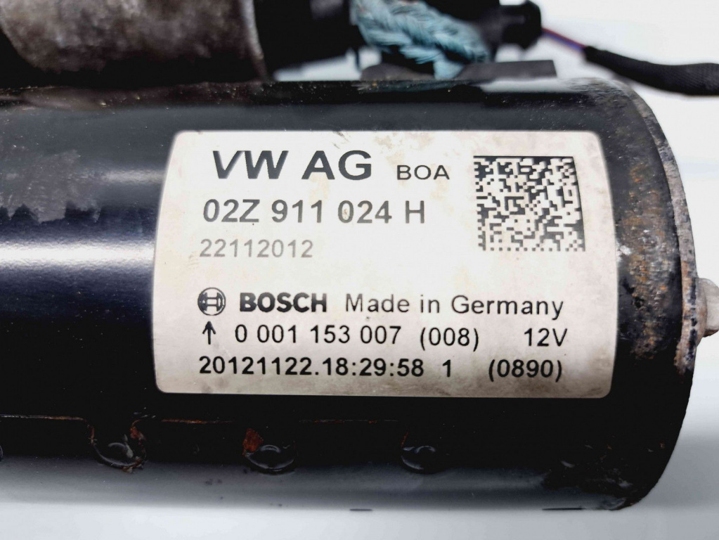 Electromotor 13 dinti Volkswagen Passat B7 (362) [Fabr 2010-2014] 02Z911024H 1.6 TDI CAYC 77KW / 105CP 1.6 TDI CAYC77KW / 105CP