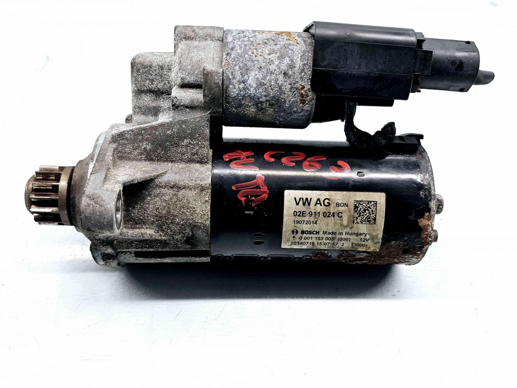 Electromotor 13 dinti Volkswagen Passat CC (358) Facelift [Fabr 2012-2016] 02E911024C 2.0 TDI CFGC130KW / 177CP