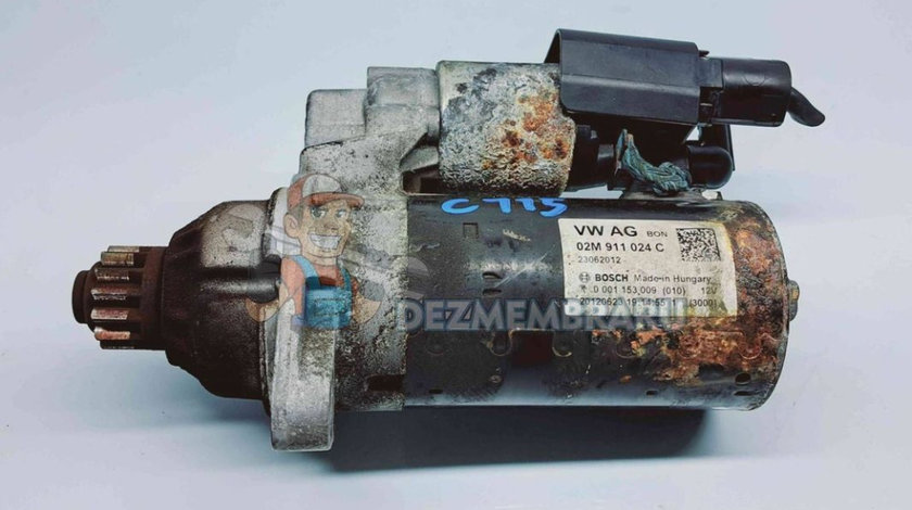 Electromotor 13 dinti Volkswagen Tiguan (5N) [Fabr 2007-2016] 02M911024C 2.0 TDI CFFB 103KW 140CP