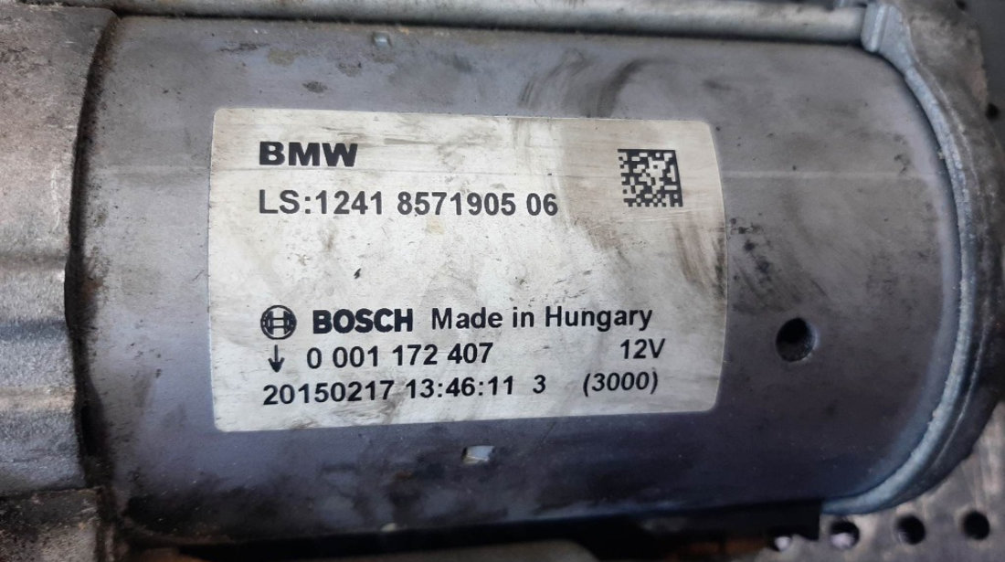 Electromotor 2.0 d n47d20c bmw seria 3 f30 1241857190506 0001172407