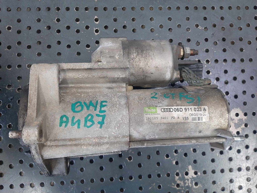 Electromotor 2.0 tfsi bwe audi a4 b7 06d911023a
