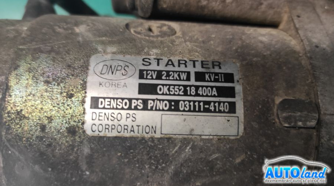 Electromotor 2.9 D Kia CARENS II FJ 2002