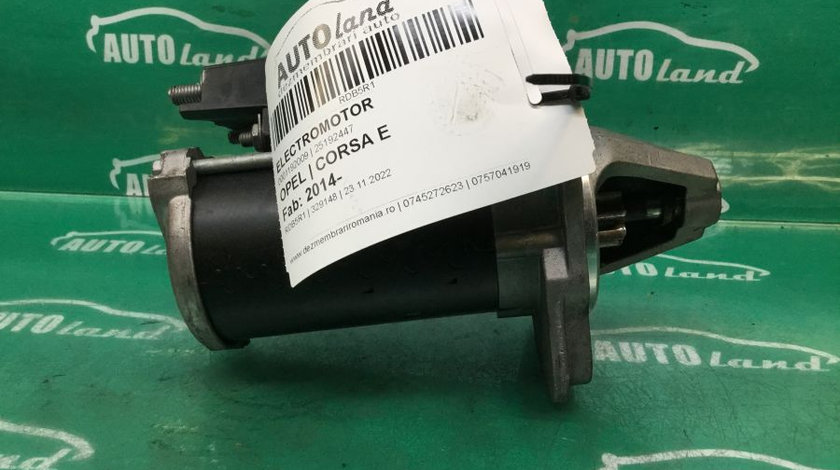 Electromotor 25192447 0001192009 Opel CORSA E 2014