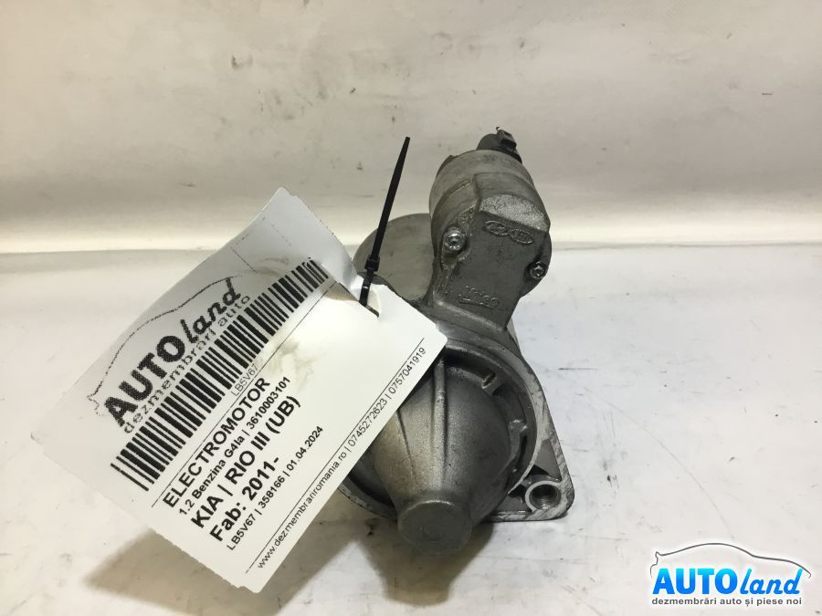 Electromotor 3610003101 1.2 Benzina G4la Kia RIO III UB 2011