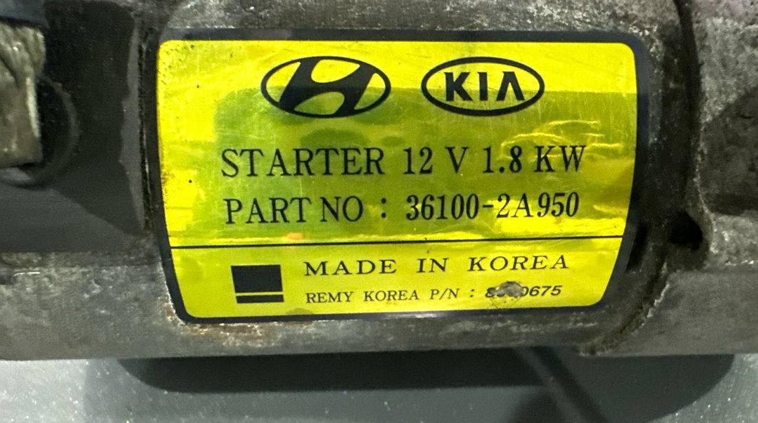 Electromotor 361002A950 Hyundai i30 III Hatchback (PDE, PD, PDEN) 1.6 CRDi 136 cai D4FB