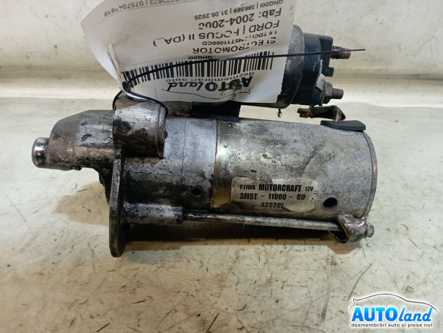 Electromotor 3m5t11000cd 1.6 TDCI Ford FOCUS II DA 2004-2008