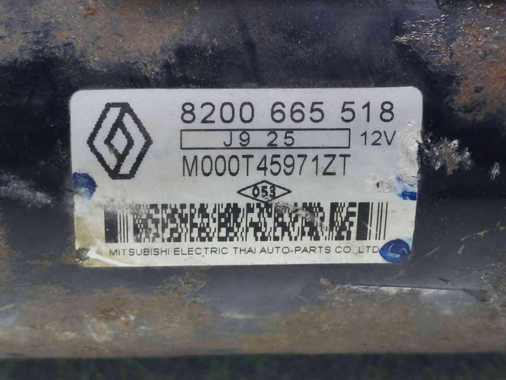 Electromotor 8 dinti Renault Megane 3 Coupe [Fabr 2010-2015] 8200665518 1.5 DCI K9KG8G8 1.5 DCI K9KG8G878KW / 106CP