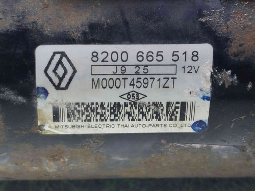 Electromotor 8 dinti Renault Megane 3 Coupe [Fabr 2010-2015] 8200665518 1.5 DCI K9KG8G8 1.5 DCI K9KG...