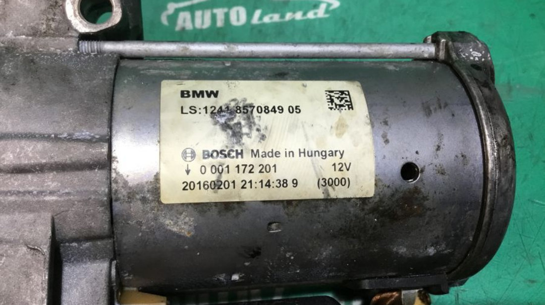 Electromotor 8570849 0001172201 BMW 1 F20 2010