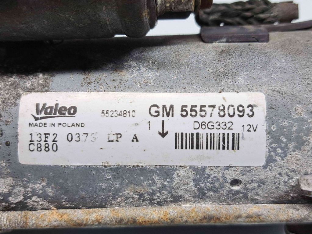 Electromotor 9 dinti Opel Corsa D [Fabr 2006-2013] 55578093 1.3 A13DTE 1.3 A13DTE80KW / 109CP