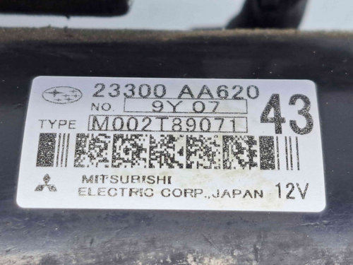 Electromotor 9 dinti SUBARU Outback IV (BM, BR) [Fabr 2009-2014] 23300AA620 / M002T89071 2.0110KW / ...