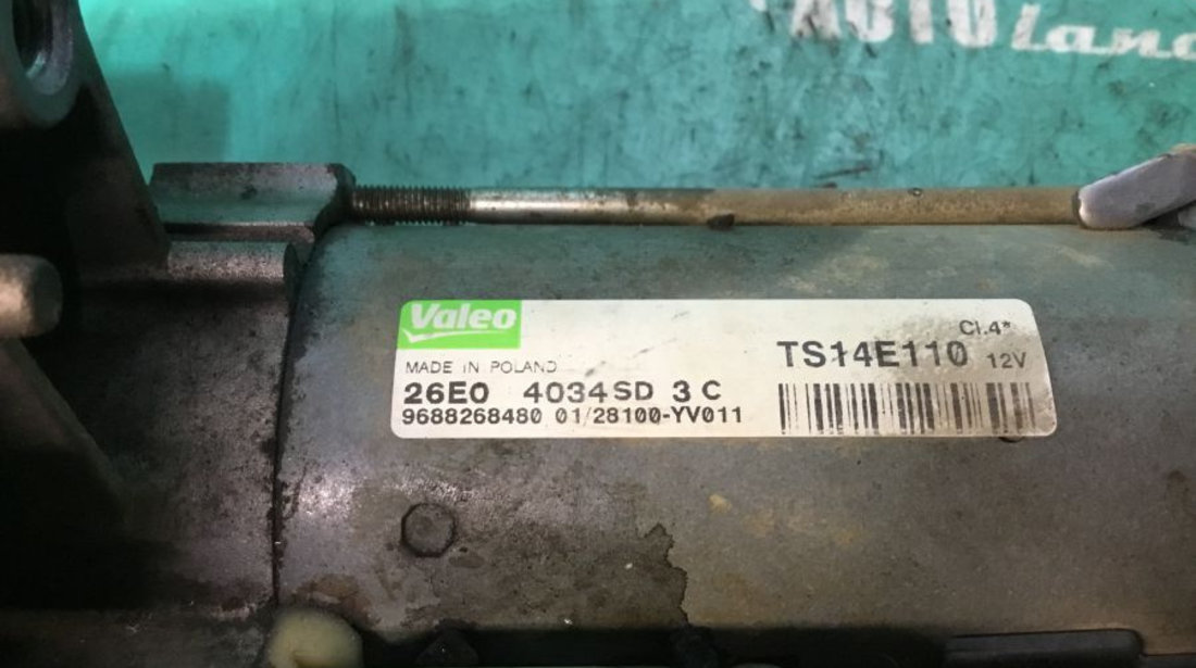 Electromotor 9688268480 1.6 HDI Peugeot 308 4A ,4C 2007