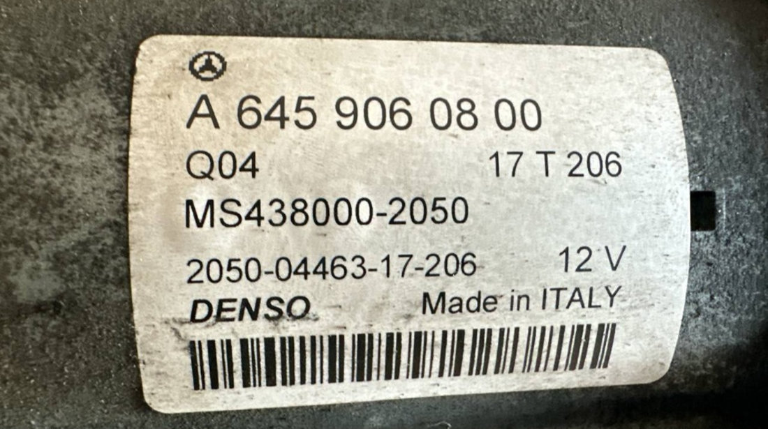 Electromotor A6459060800 Mercedes Benz GLA (X156) 1.5 d 109 cai