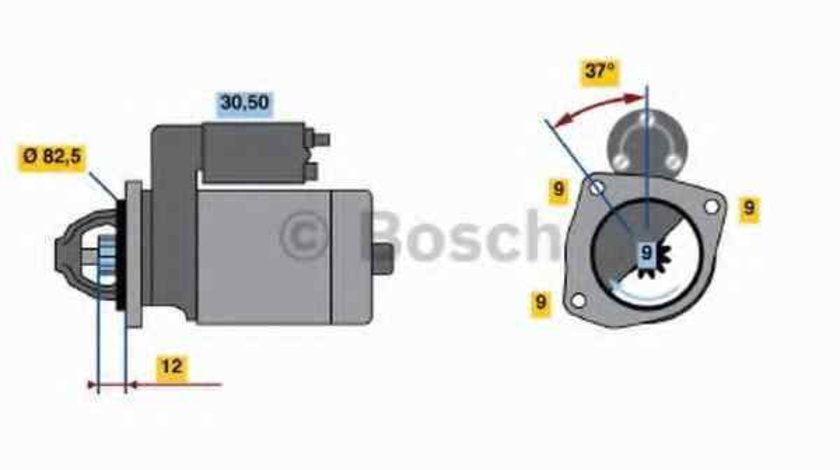 Electromotor ALFA ROMEO 145 930 Producator BOSCH 0 986 017 790