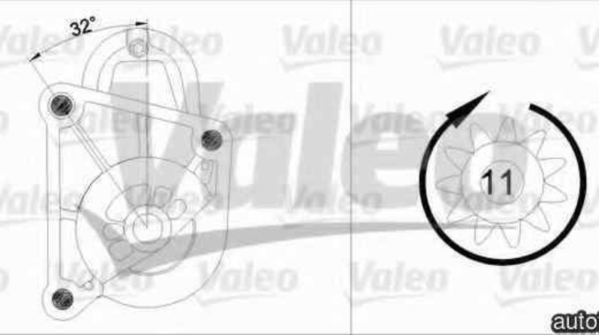 Electromotor ARO 10 VALEO 455936