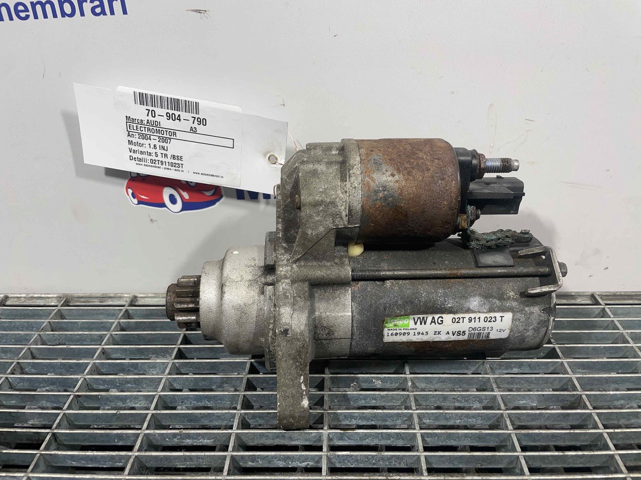 ELECTROMOTOR AUDI A3 1.6 INJ - (2004 2007)