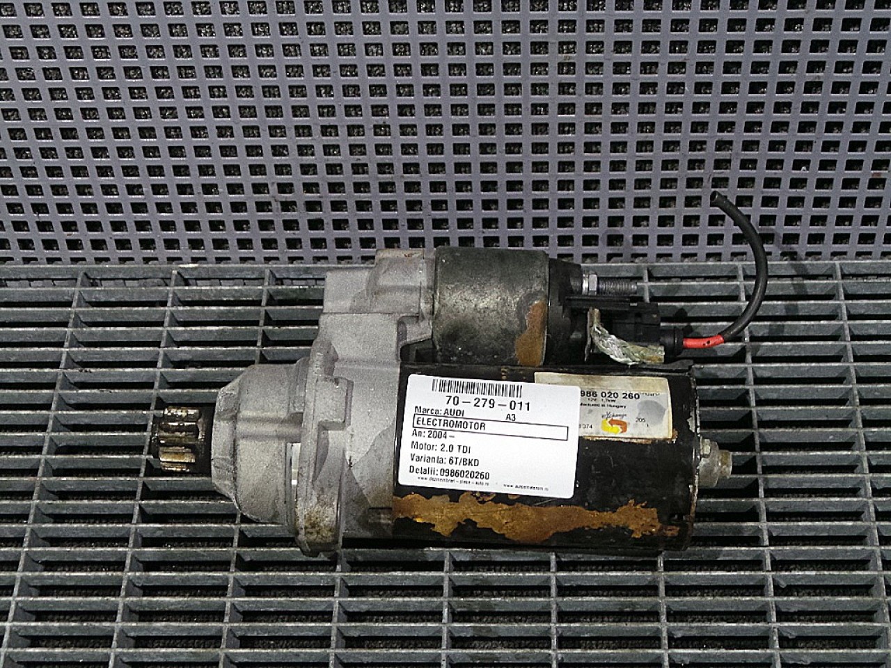 ELECTROMOTOR AUDI A3 2.0 TDI - (2004 2007)