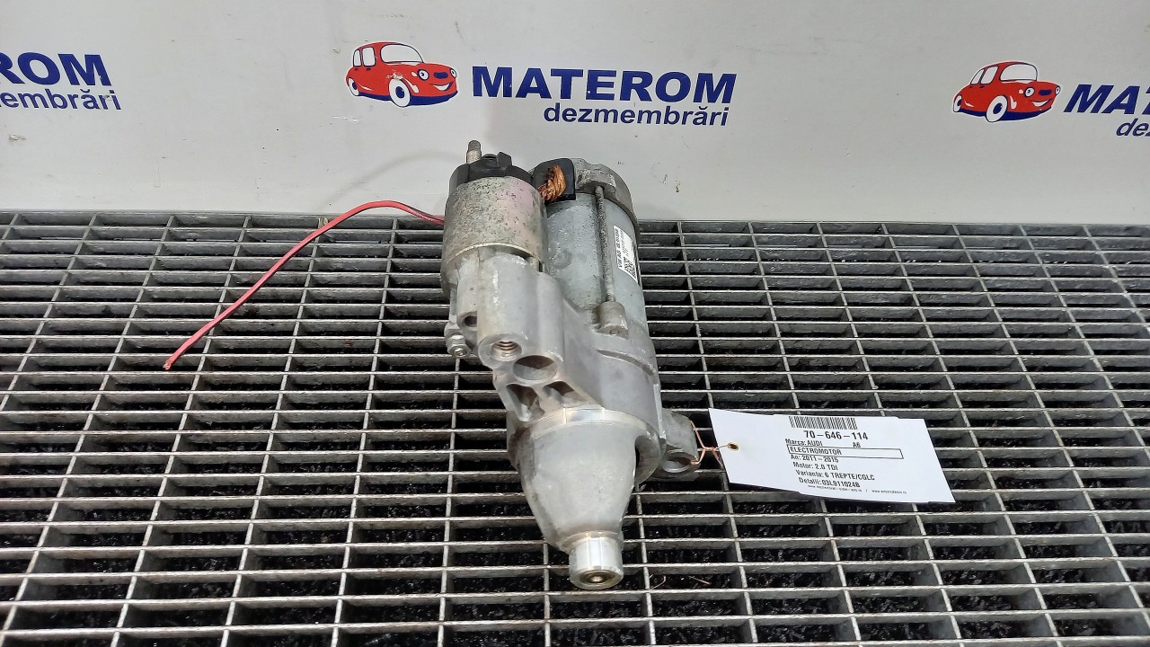 ELECTROMOTOR AUDI A6 2.0 TDI - (2011 2015)