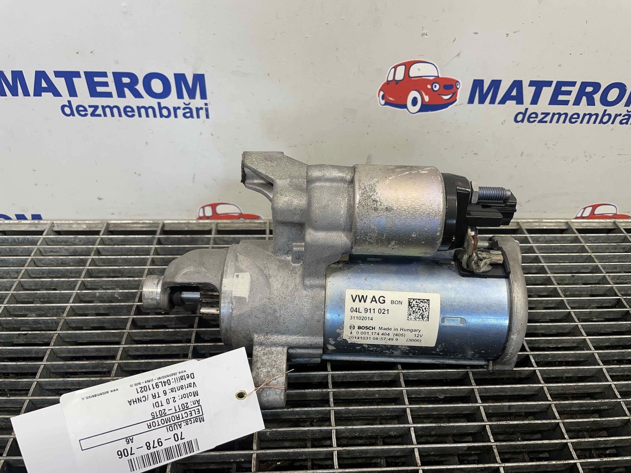 ELECTROMOTOR AUDI A6 2.0 TDI - (2011 2015)