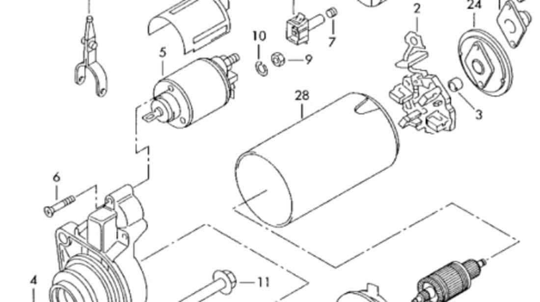 Electromotor Audi A6 C5 (4B2) Berlina 2002 1.9 TDI OEM 068911024H