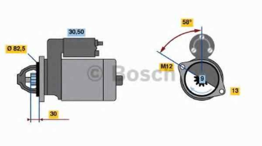 Electromotor AUDI A8 4E BOSCH 0 986 018 340