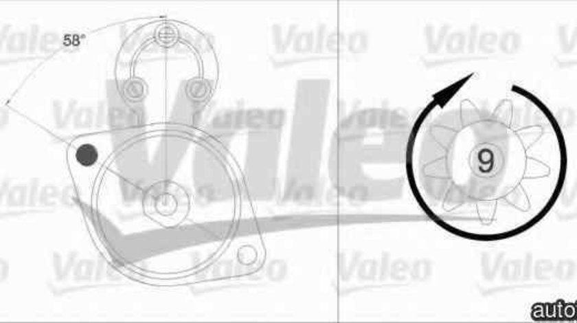 Electromotor AUDI A8 4E VALEO 458211
