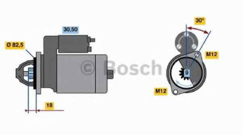 Electromotor AUDI CABRIOLET 8G7 B4 BOSCH 0 986 016 240