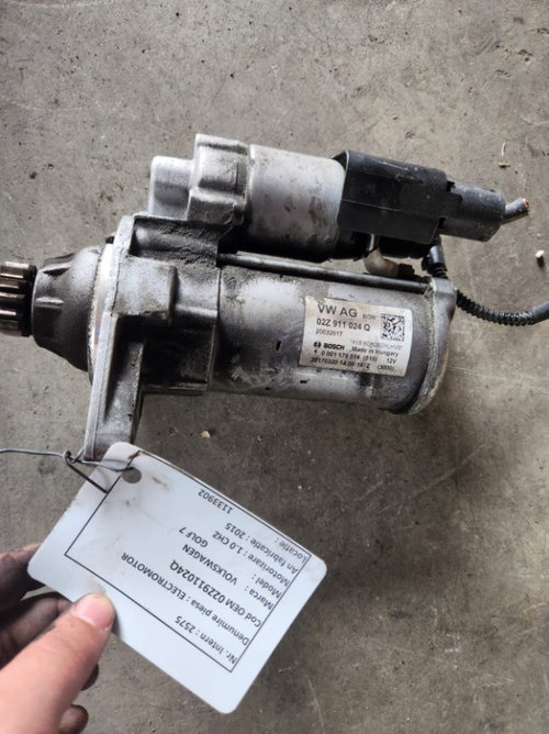 Electromotor Audi Q2 1.0 TSI 2016-prezent 02Z911024Q