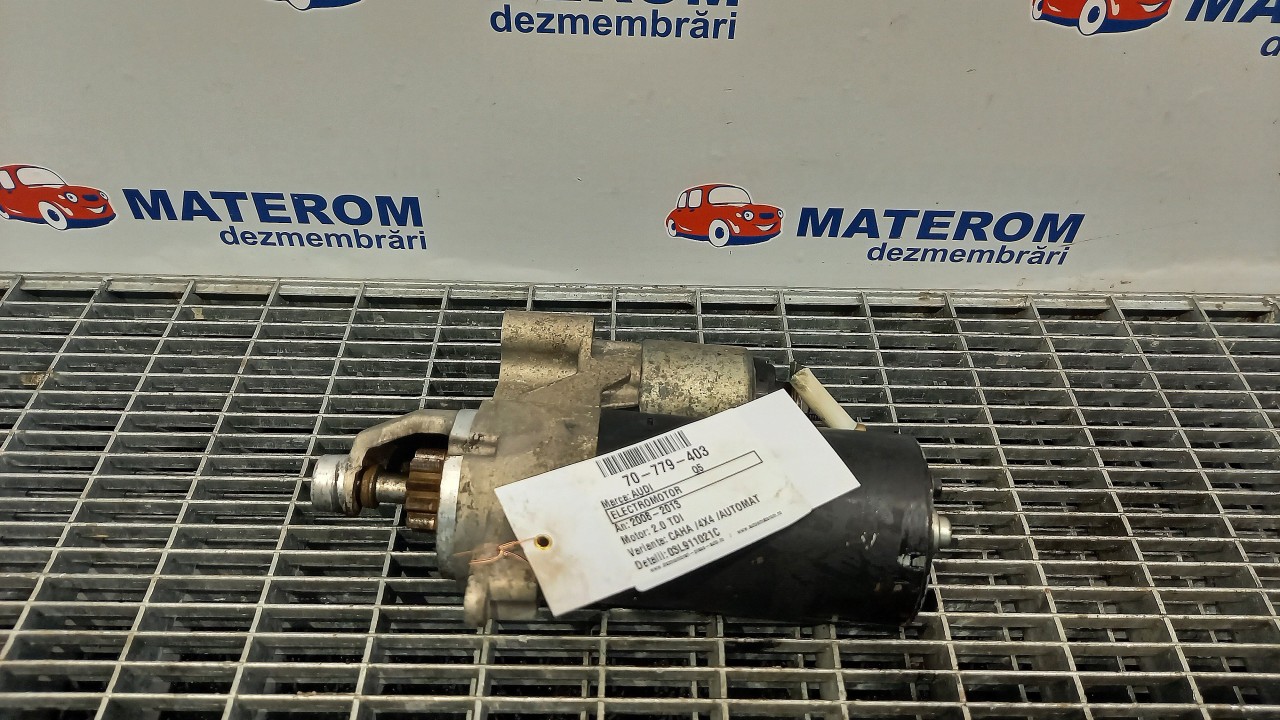 ELECTROMOTOR AUDI Q5 2.0 TDI - (2008 2013)