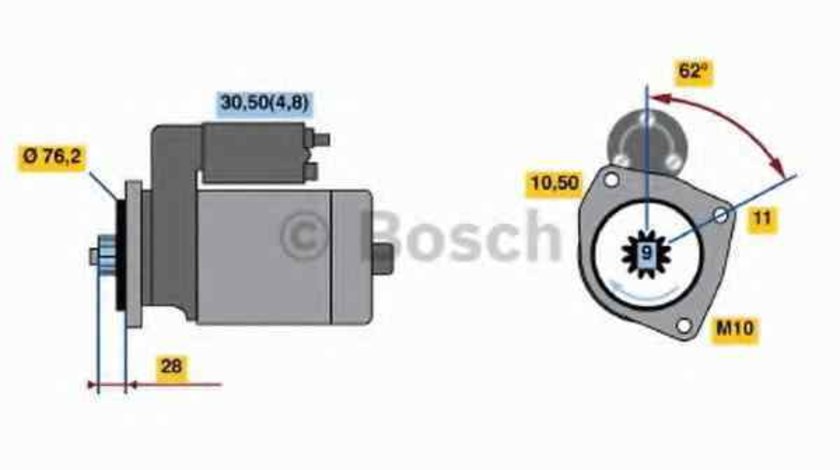 Electromotor AUDI Q7 4L BOSCH 0 001 125 609