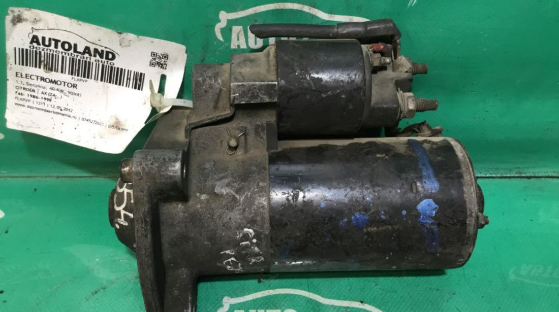 Electromotor Aze1521 1.1 Benzina, 40 KW, 9 Dinti Citroen AX ZA- 1986-1998