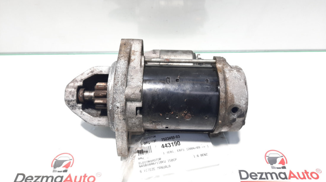 Electromotor, Bmw 1 (E81, E87) [Fabr 2004-2010] 1.6 B, N45B16AB, 7523450-03, 6 vit man (id:443190)