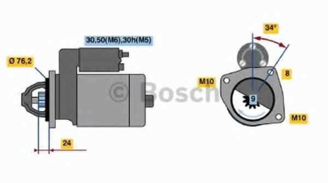 Electromotor BMW 3 Cabriolet (E46) BOSCH 0 001 107 442