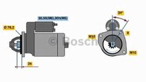 Electromotor BMW 3 Touring (E46) BOSCH 0 001 107 4...