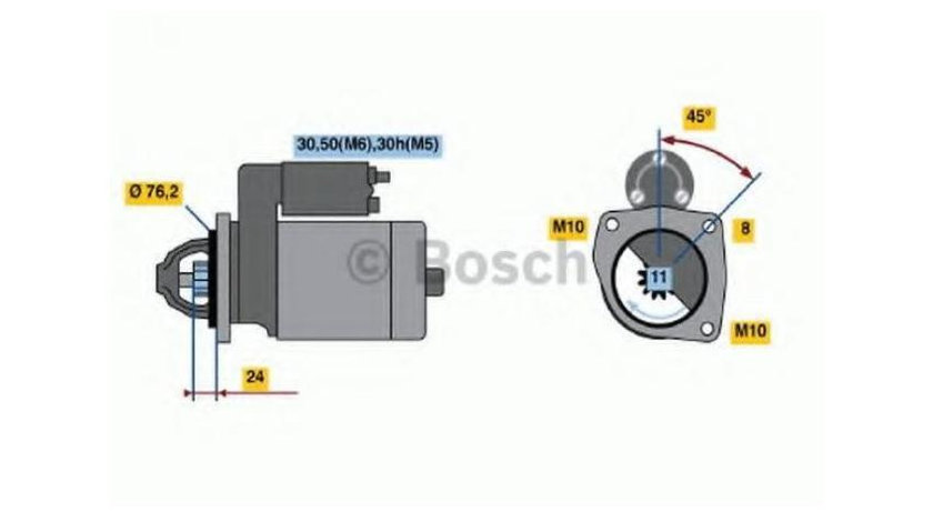 Electromotor BMW 5 (E39) 1995-2003 #2 0986022581