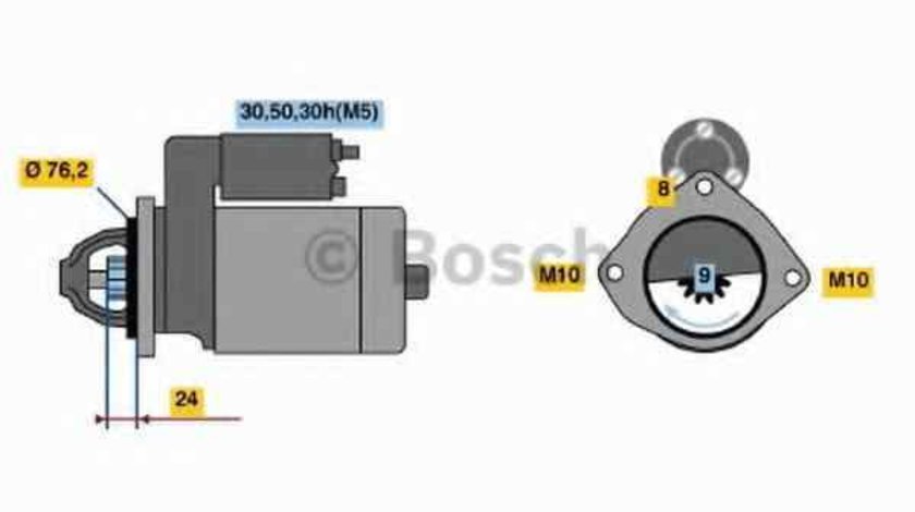 Electromotor BMW 5 E39 BOSCH 0 986 019 980