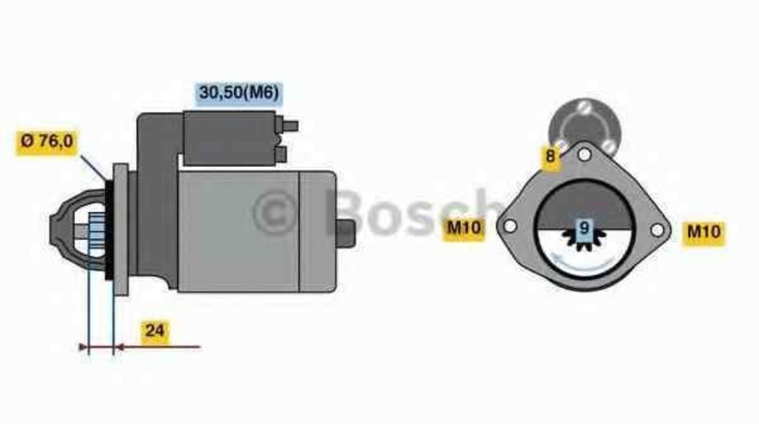 Electromotor BMW 5 (E39) BOSCH 0 986 022 710