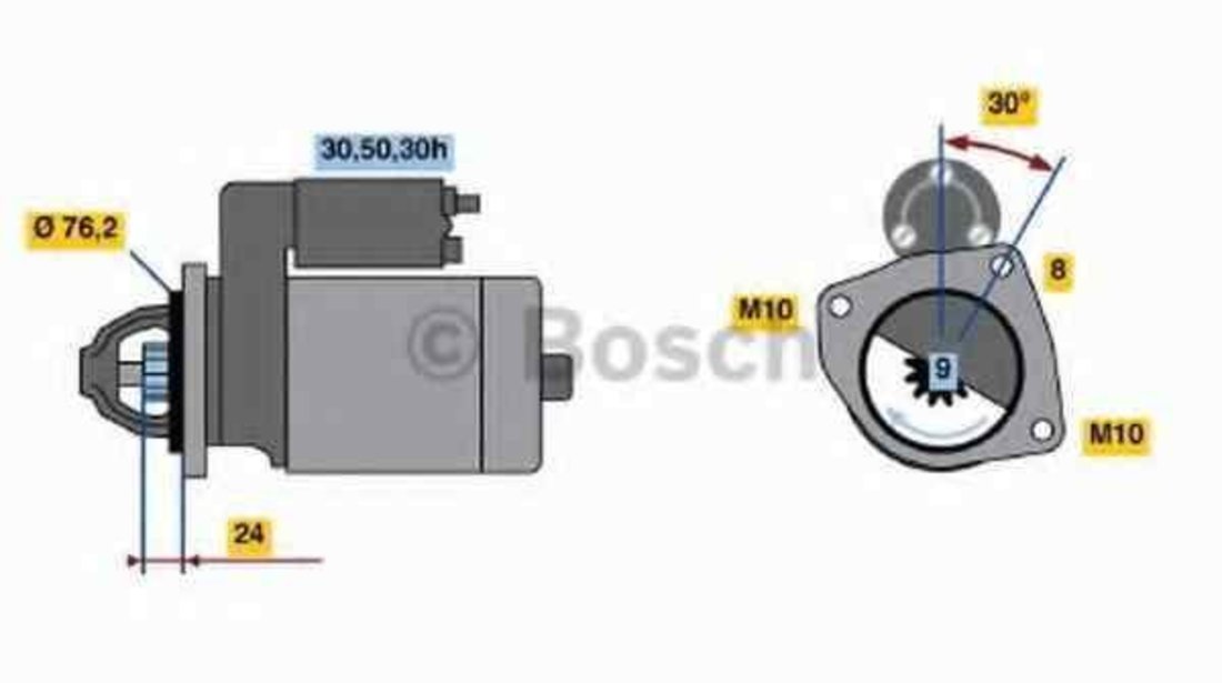 Electromotor BMW (BRILLIANCE) 3 SERIES (E46) BOSCH 0 986 017 110