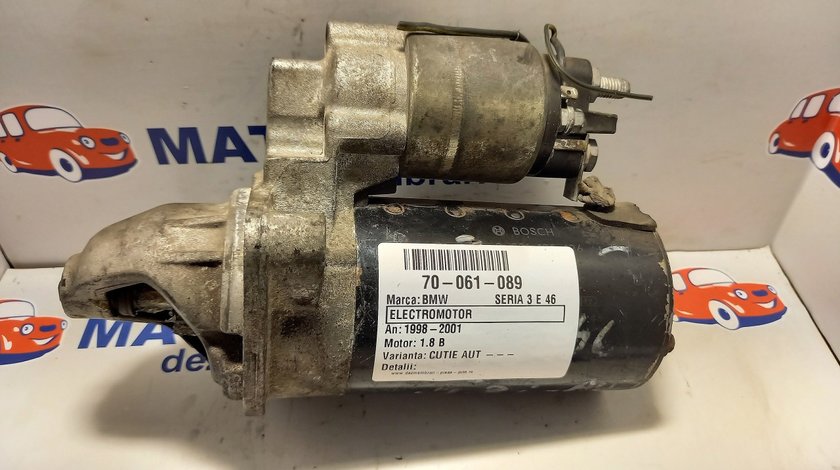 ELECTROMOTOR BMW SERIA 3 E 46 SERIA 3 E 46 1.8 INJ - (1998 2001)