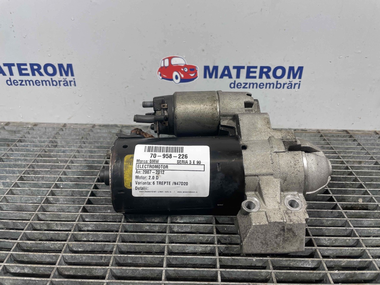 ELECTROMOTOR BMW SERIA 3 E 90 SERIA 3 E 90 2.0 D - (2007 2012)
