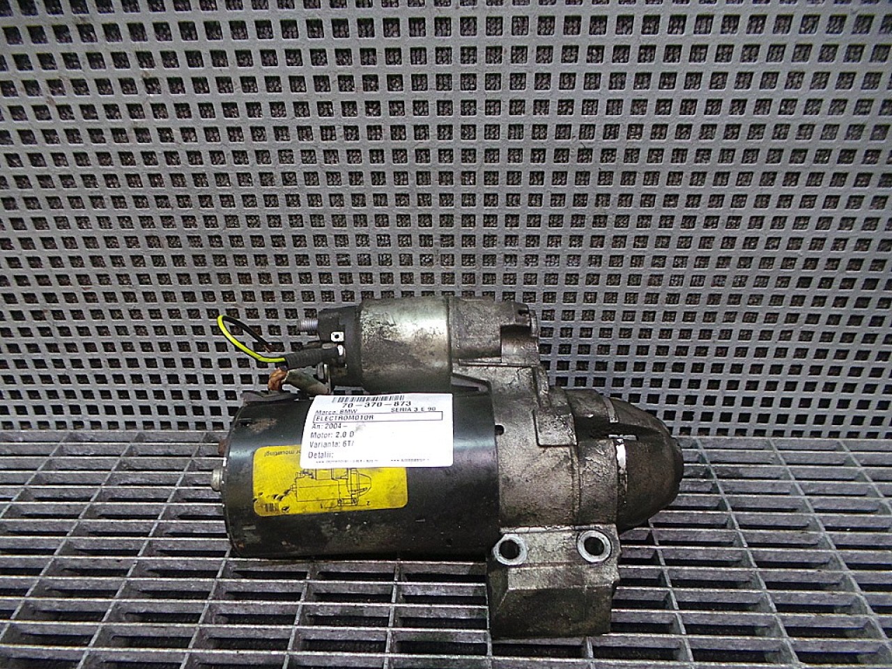 ELECTROMOTOR BMW SERIA 3 E 90 SERIA 3 E 90 2.0 D - (2007 2012)