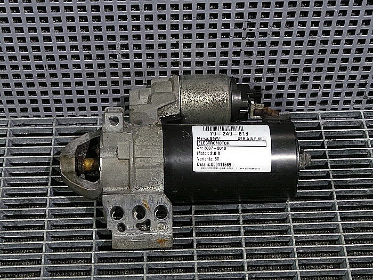 ELECTROMOTOR BMW SERIA 5 E 60 SERIA 5 E 60 2.0 D - (2007 2010)