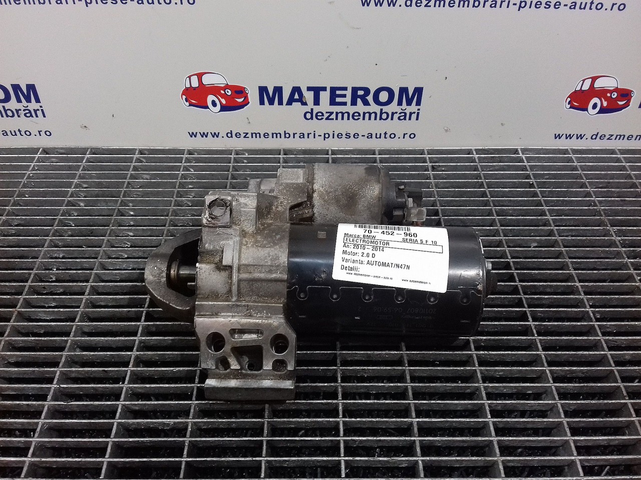 ELECTROMOTOR BMW SERIA 5 F 10 2.0 D - (2010 2014)