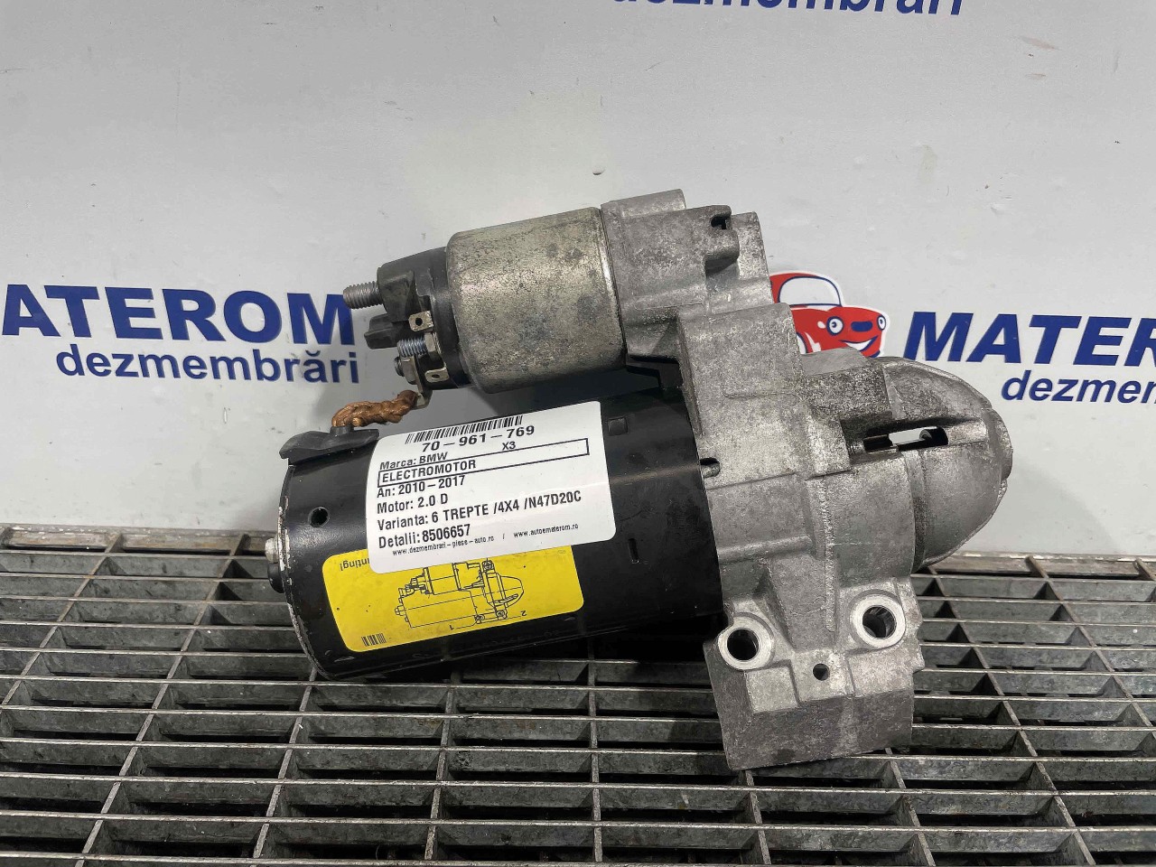 ELECTROMOTOR BMW X3 2.0 D - (2010 2017)