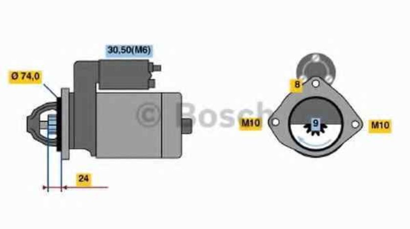 Electromotor BMW X3 E83 BOSCH 0 001 115 045