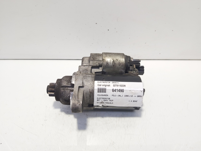 Electromotor Bosch, cod 02T911023R, VW Polo (9N), 1.2 benz, BZG, 5 vit man (idi:641490)