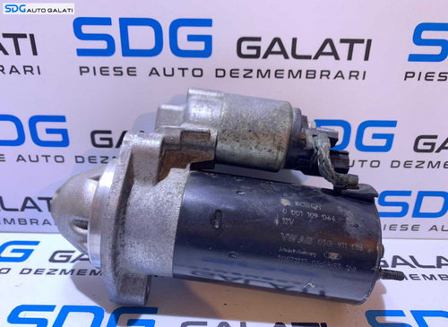 Electromotor BOSCH cu 9 Dinti Audi A4 B7 1.9 TDI BRB BKE 2005 - 2008 Cod 03G911023A 0001109064 [B367...