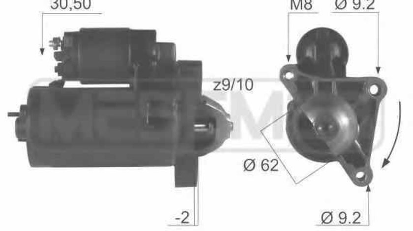 Electromotor CITROËN BERLINGO caroserie M ERA 220044