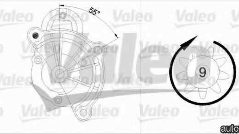 Electromotor CITROËN C4 cupe LA VALEO 455748